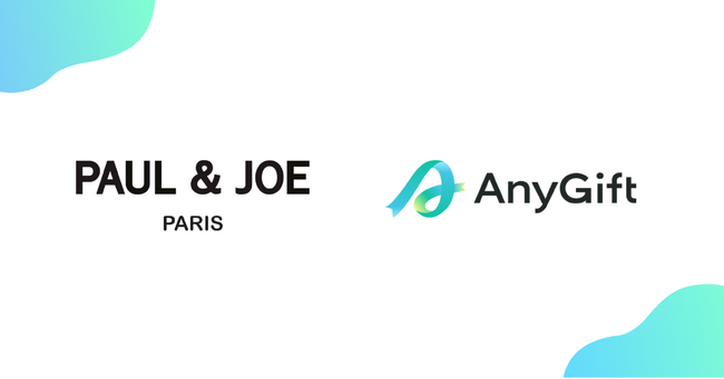 PAUL ＆ JOEルームウェア公式サイトにて、eギフトサービス『AnyGift』を導入