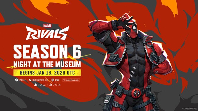 『マーベル・ライバルズ』、「The Game Awards」にて人気ヒーロー「デッドプール」シーズン6参戦を正式公開！新ヒーロー「ローグ」が登場するシーズン5.5も12月12日（金）よりスタート！