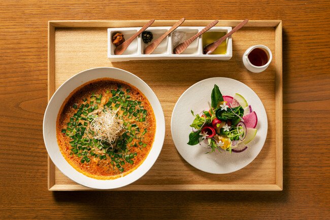 【ザ・リッツ・カールトン日光】「AFURI共作 日光 豆乳担々麺」12月より提供開始 100%植物由来の濃厚担々麺