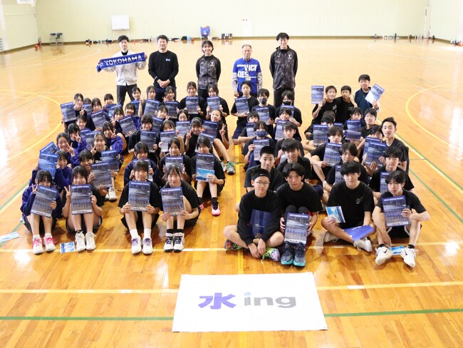 東京羽田ヴィッキーズ元プロ選手とコーチが静岡県藤枝市でバスケ指導/水ingAM