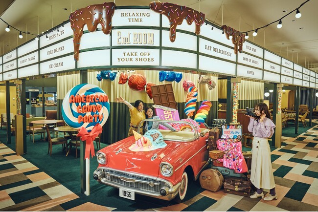【1955 東京ベイ】カラフルでアメリカンなキャンディがテーマの、仲間とお菓子パーティーを楽しむイベント「American Candy Party 1955」今年も開催