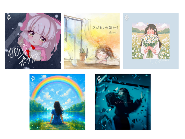ColorSingから、5名のオリジナル楽曲が12/17に配信開始