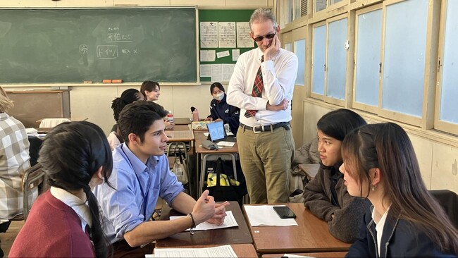名古屋商科大学の留学生、愛知県立千種高校の生徒と日本語と英語で国際交流(第2弾)