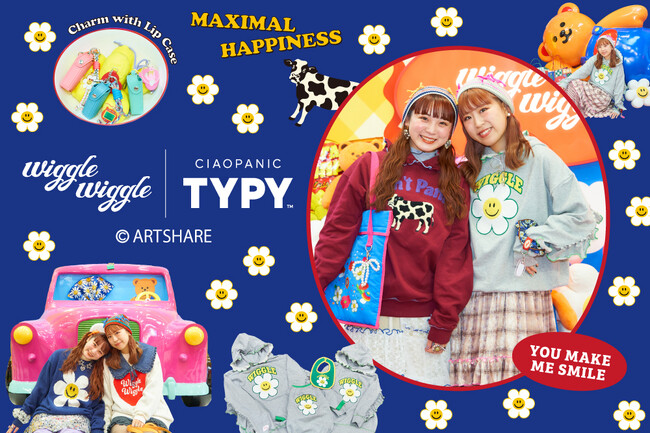 CIAOPANIC TYPYとwiggle wiggleのコラボレーションアイテムが販売開始!！