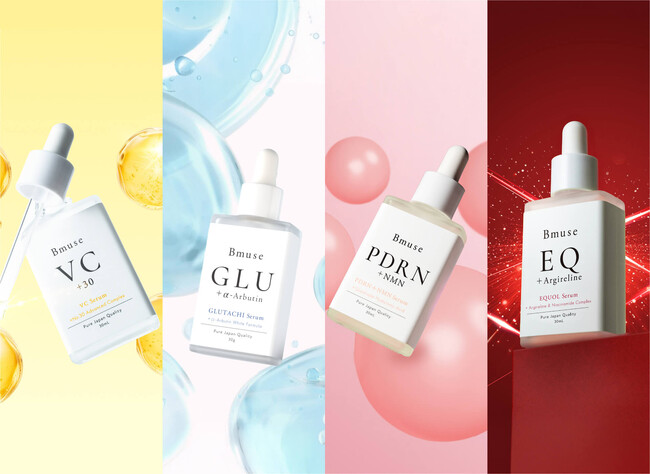 その時のわたしに、いちばんの肌を。選べる4種の美容液『Bmuse serum』誕生