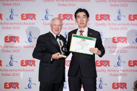 欧州品質研究協会（ESQR）主催の「Quality Achievements Award 2025」を受賞