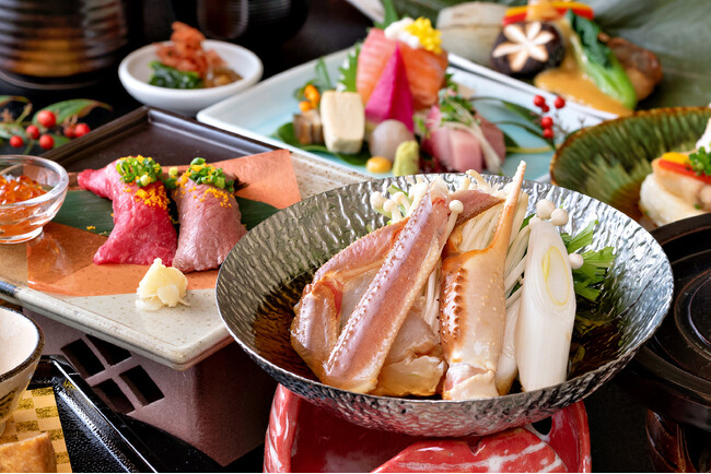 『恵那峡温泉ホテル ゆずり葉』恵那×北海道の美食コラボ企画！A5飛騨牛と“いくら×カニすき鍋”で味わう冬の贅沢旅を2026年1月4日より実施