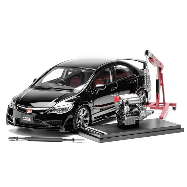 ホンダ シビック Type R クリスタルブラックの 1/18 スケールミニカーが CAMSHOP.JP で販売開始！