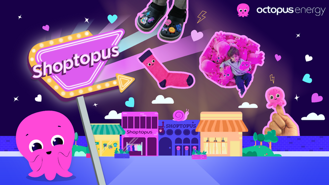 日本の電力市場でトップを記録したオクトパスエナジー、公式グッズストア「Shoptopus（ショプトパス）」の日本展開を決定