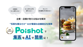 SNSを使ったAI集客サービス「Poishot（ポイショット）」提供開始