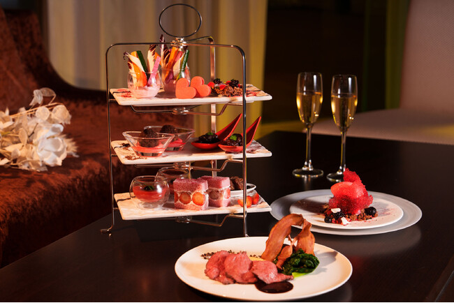 スイーツからセイボリーまで、チョコレートに包まれる心ときめくひととき「バレンタインハイティー」【ウェスティンホテル仙台】