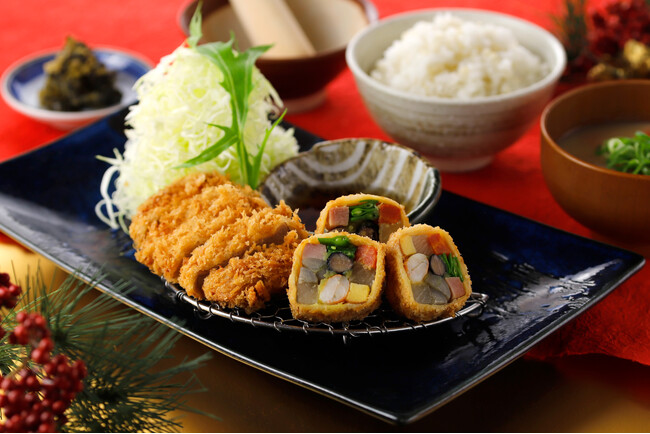 【名代とんかつ かつくら】新年を祝う特別な一品『賀正膳』2026年1月1日(木)から1月4日(日)の期間限定で販売。