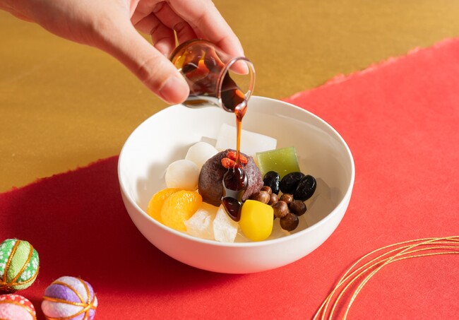 【年末年始の運気アップスイーツ】2025年12月31日（水）より「迎春あんみつ」期間限定で登場