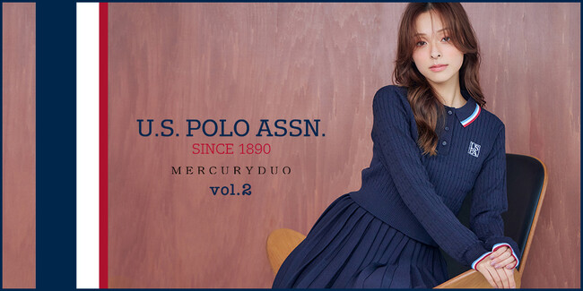 ＜MERCURYDUO＞設立135周年を迎えた「U.S. POLO ASSN.」とのコラボレーション第2弾を12月24日(水)に発売