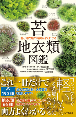 2つの小さな生命体「苔」&「地衣類」256種を厳選紹介!『苔・地衣類図鑑』好評発売中!