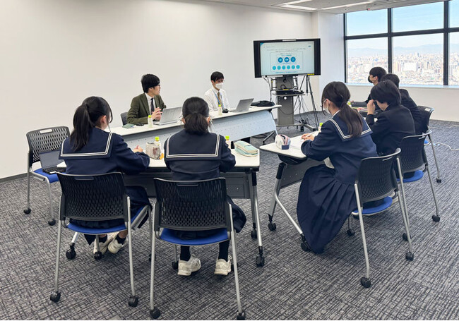 【日水コン】中学生が総合学習の一環で日水コンを訪問