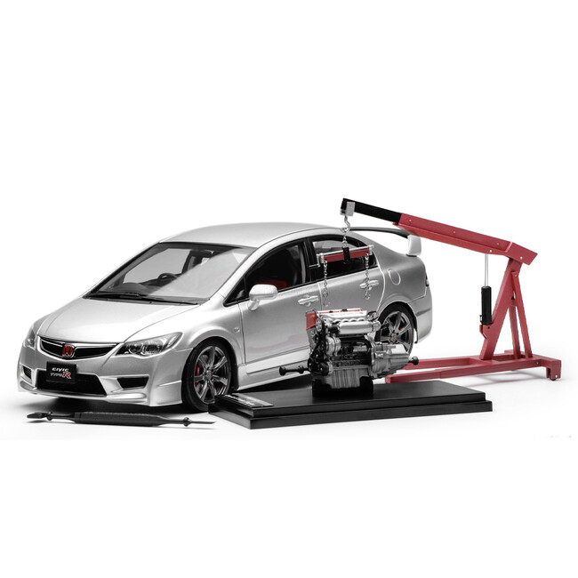 ホンダ シビック Type R スーパープラチナムメタリックの 1/18 スケールミニカーが CAMSHOP.JP で販売開始！