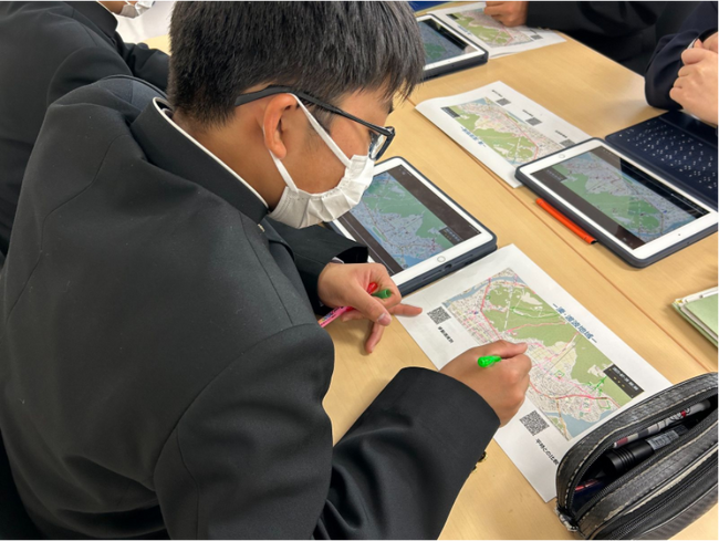 防災教育は「データ」で進化する。石巻市立湊中学校・石巻専修大学と連携し、「人流データ」による次世代型の「データ防災授業」を実施