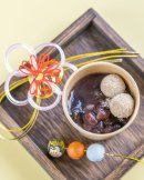 ふるまいしるこ～麦こがしだんご入～ 無料