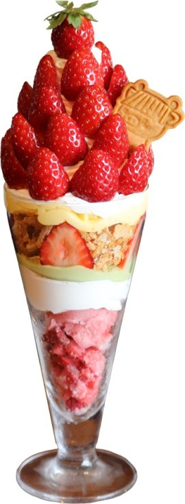 贅沢いちごパフェ極