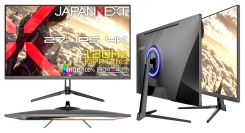 JAPANNEXTが27インチ IPSパネル搭載 120Hz/1ms対応の4Kゲーミングモニターを41,980円で12月25日(木)に発売