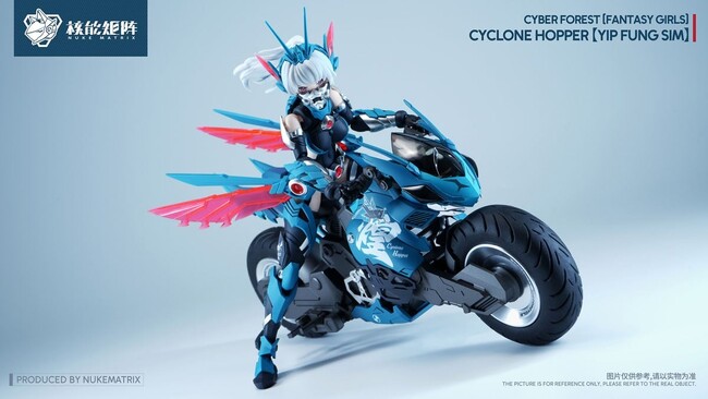 ボディ2種とバイクがセット!プレイバリュー溢れるサイバーパンク風美少女プラモデルが登場!