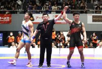 マルハン北日本カンパニー所属・レスリング 日下 尚
2025年天皇杯全日本レスリング選手権大会「グレコローマン77㎏級 優勝」