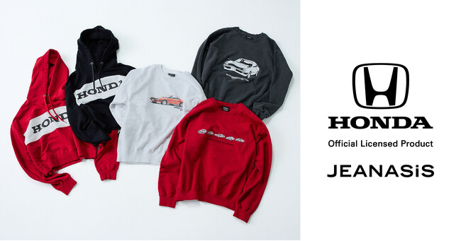 JEANASISが、日本が誇る「Honda（ホンダ）」とのコラボアイテムを2026年元旦より予約販売開始！