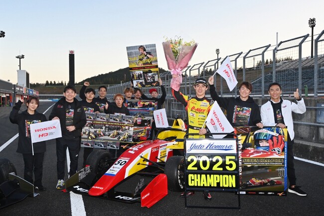 トビラシステムズがスポンサーを務めるレーシングドライバー野村勇斗選手、2026年全日本スーパーフォーミュラにデビュー