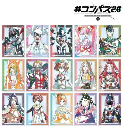 TVアニメ『#コンパス2.0 戦闘摂理解析システム』のトレーディング Ani-Art アクリルスタンドなどの受注を開始！！アニメ・漫画のオリジナルグッズを販売する「AMNIBUS」にて