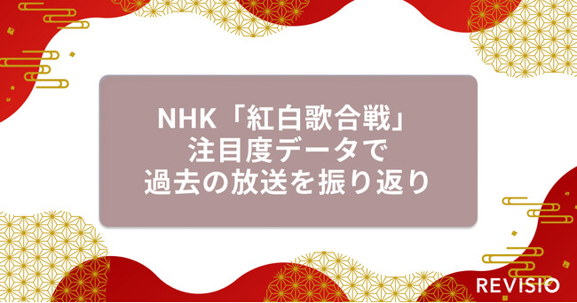 2025年NHK「紅白歌合戦」目前!注目度データで過去の放送を振り返る
