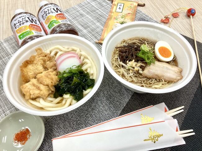 【九州地方限定】徹底追求した美味しさを届ける！九州麺めぐりフェア 第5弾熊本ラーメンの源流「味千拉麺」監修の黒マー油が香る濃厚とんこつラーメンと「九州産鶏むね肉のとり天」をのせた贅沢なうどんを発売！