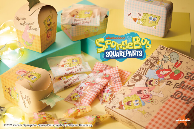 スポンジ・ボブ×東京ラスクのコラボレーション!2026年1月15日より発売!!