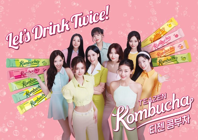 TEAZENコンブチャ、TWICEと共に世界へ!