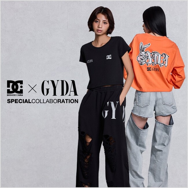 「GYDA（ジェイダ）」ストリートウェアブランド「DC Shoes（ディーシーシューズ）」 とのコラボレーションアイテムを1月9日(金)に予約販売開始