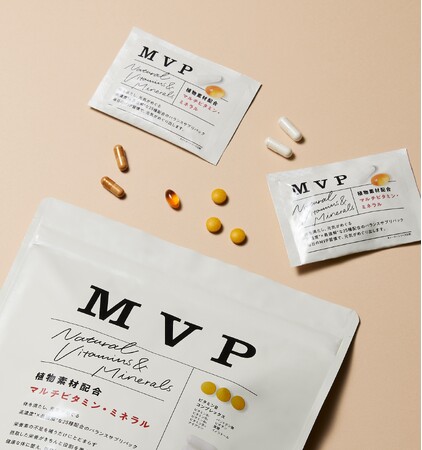 保存料不使用の高濃度＊×最適解＊なビタミン・ミネラル25種配合、より安定した品質をお届けするため国内生産へ。「MVP マルチビタミン・ミネラル」がリニューアル