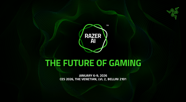RAZER、CES 2026でAIゲーミングエコシステムと次世代テクノロジーを発表【Razerグローバル本社発表リリース日本語抄訳】