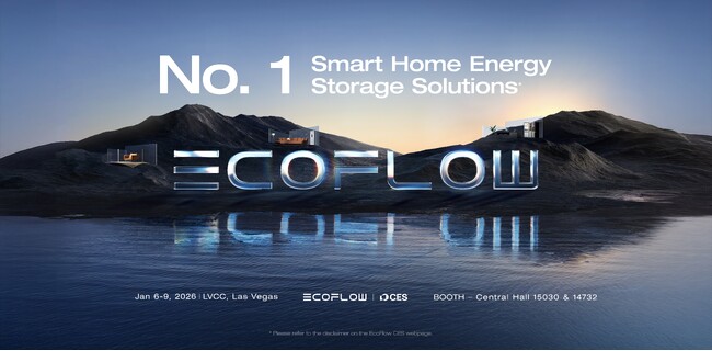 EcoFlow、LG傘下のHomeyと戦略的パートナーシップを締結 「CES 2026」にてスマートな全館エネルギーマネジメントを提案
