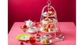 いちご尽くしの優雅なティータイム「いちごアフタヌーンティー」1/5(月)スタート