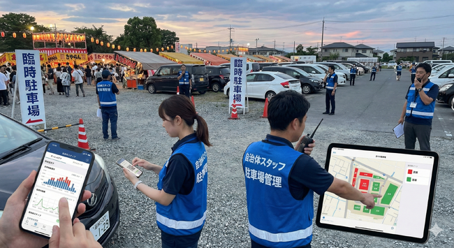 駐車場管理システム - イベント時の駐車場運営をスマートに