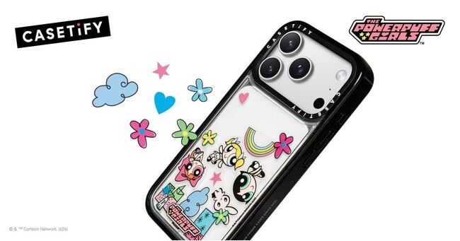 お砂糖、スパイス、素敵なものをいっぱい！」CASETiFYと「パワーパフ ガールズ」の最新コレクションが発売