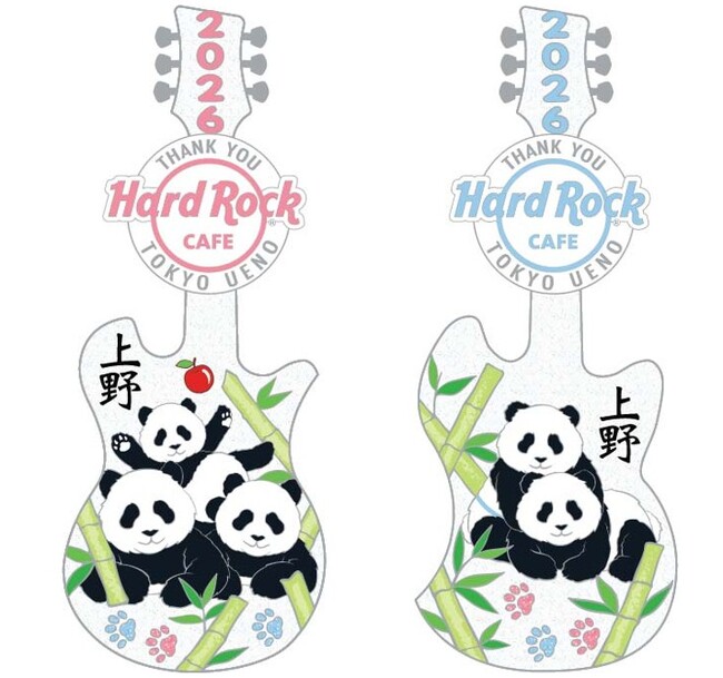 ★上野動物園パンダ送別記念ピンバッジ★「ハードロックカフェ」上野駅東京店「Thank you Panda Pin」発売