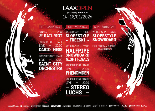 エイブル＆パートナーズ、日本企業初！世界最高峰のスノーボード・パーク＆パイプ W杯「LAAX OPEN 2026」に協賛決定～世界規模でウィンタースポーツとアスリートの挑戦を応援～