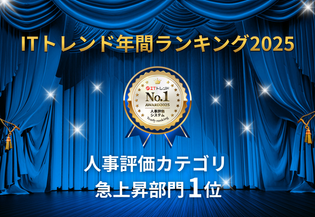 株式会社日本経営の「人事評価ナビゲーター」が　　　　　　　　　「ITトレンド年間ランキング2025」急上昇部門で第1位を受賞