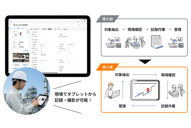 プラント設備の検査DXを実現するアプリケーションを開発