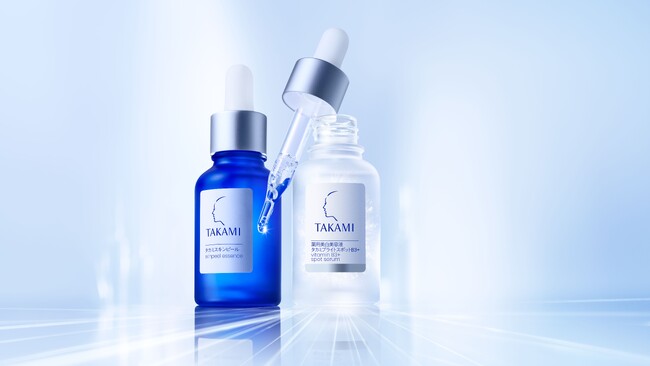 【タカミから新発売】薬用美白美容液でシミ*¹・しわ・ニキビまで。メラニン追跡アプローチ*²で、透明感*³澄みわたるグラススキンへ。