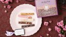 ピンクやパープルが柔らかい印象のチョコレートラスク