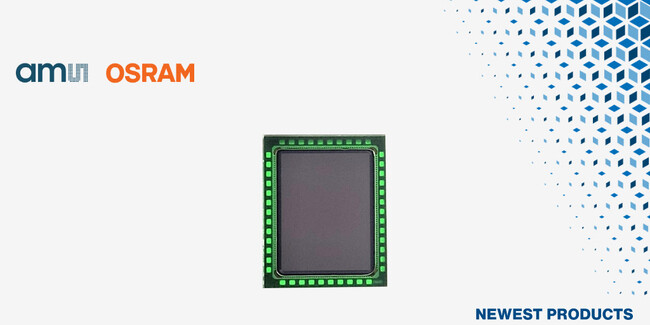 マウザー、ams OSRAM NIR強化型グローバルシャッターイメージセンサ「Mira050」の取り扱いを開始