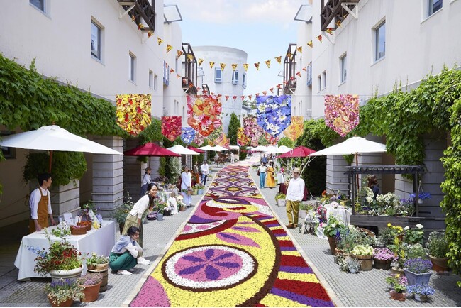 【リゾナーレ八ヶ岳】160メートルの花の回廊が今年も登場！22回目を迎える春の祭典「回廊の花咲くリゾナーレ2026」開催