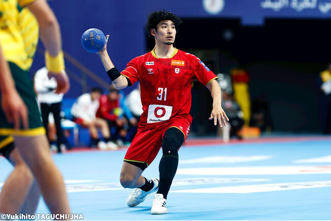 ハンドボール男子日本代表 吉野 樹選手が国際大会出場通算100試合を達成